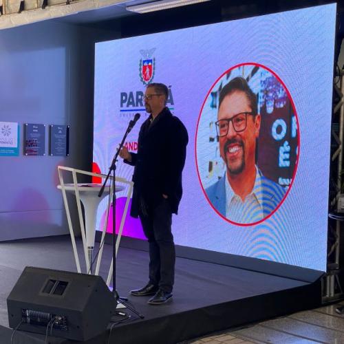 O superintendente Geral de Inovação, André Telles, participou do evento e afirmou que a reinauguração do espaço traz novas possibilidades de projetos e negócios sobre inovação