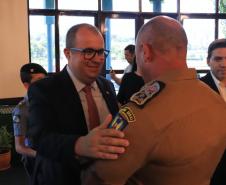 PMPR homenageia militares e autoridades civis no aniversário do BPRv, BPMOA e Bope