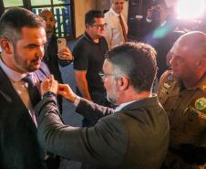 PMPR homenageia militares e autoridades civis no aniversário do BPRv, BPMOA e Bope