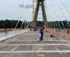 Ponte da Integração em Foz do Iguaçu tem 95,5% das obras concluídas