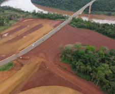Ponte da Integração em Foz do Iguaçu tem 95,5% das obras concluídas