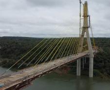 Ponte da Integração em Foz do Iguaçu tem 95,5% das obras concluídas