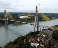 Ponte da Integração em Foz do Iguaçu tem 95,5% das obras concluídas