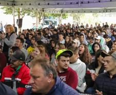 Pinhais, 01 de novembro de 2022 - Evento de entrega de veículos, benfeitorias e formalização de parceria com o governo israelense que aconteceu no Colégio Agricola Nilton Freire Maia.