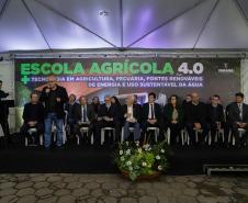 Pinhais, 01 de novembro de 2022 - Evento de entrega de veículos, benfeitorias e formalização de parceria com o governo israelense que aconteceu no Colégio Agricola Nilton Freire Maia.