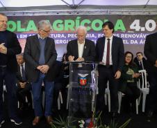 Pinhais, 01 de novembro de 2022 - Evento de entrega de veículos, benfeitorias e formalização de parceria com o governo israelense que aconteceu no Colégio Agricola Nilton Freire Maia.