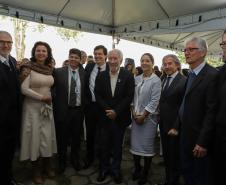 Pinhais, 01 de novembro de 2022 - Evento de entrega de veículos, benfeitorias e formalização de parceria com o governo israelense que aconteceu no Colégio Agricola Nilton Freire Maia.