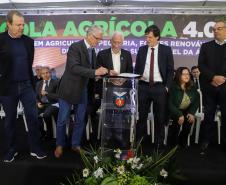 Pinhais, 01 de novembro de 2022 - Evento de entrega de veículos, benfeitorias e formalização de parceria com o governo israelense que aconteceu no Colégio Agricola Nilton Freire Maia.