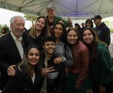 Pinhais, 01 de novembro de 2022 - Evento de entrega de veículos, benfeitorias e formalização de parceria com o governo israelense que aconteceu no Colégio Agricola Nilton Freire Maia.