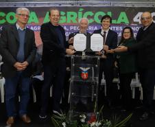 Pinhais, 01 de novembro de 2022 - Evento de entrega de veículos, benfeitorias e formalização de parceria com o governo israelense que aconteceu no Colégio Agricola Nilton Freire Maia.