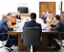Governo cria gabinete de crise para atender deslizamentos na BR-376 e demais rodovias do Paraná