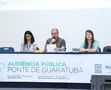 Em audiência pública, Governo debate com população obras da Ponte de Guaratuba