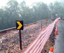DER/PR reabre Estrada da Graciosa com operação pare-e-siga