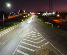 Com 500 metros iluminados, modernização do Contorno Sul de Curitiba já atende usuários