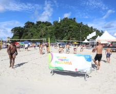 Campeonato de vôlei de praia, bodyboarding e jogos na água agitam Litoral no fim de semana