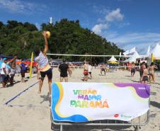 Campeonato de vôlei de praia, bodyboarding e jogos na água agitam Litoral no fim de semana