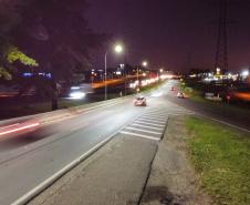 Com 500 metros iluminados, modernização do Contorno Sul de Curitiba já atende usuários
