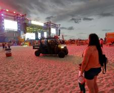Segurança garante tranquilidade aos veranistas durante os shows do Verão Maior Paraná