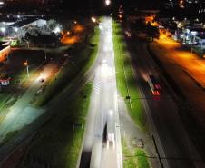 Com 500 metros iluminados, modernização do Contorno Sul de Curitiba já atende usuários