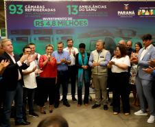 Municípios recebem ambulâncias do Samu e 93 câmaras frias para armazenamento de vacinas