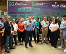 Municípios recebem ambulâncias do Samu e 93 câmaras frias para armazenamento de vacinas