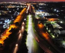Com 500 metros iluminados, modernização do Contorno Sul de Curitiba já atende usuários