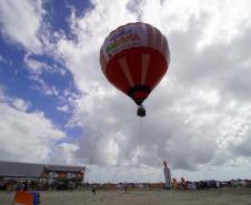 Beleza contemplada do alto: voo de balão estreia no Verão Maior Paraná