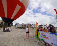 Beleza contemplada do alto: voo de balão estreia no Verão Maior Paraná