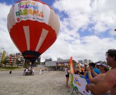 Beleza contemplada do alto: voo de balão estreia no Verão Maior Paraná