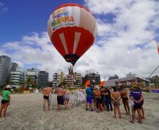 Beleza contemplada do alto: voo de balão estreia no Verão Maior Paraná