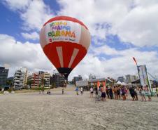 Beleza contemplada do alto: voo de balão estreia no Verão Maior Paraná