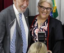 Vice-governador acompanha a posse da nova mesa diretora do Tribunal de Contas do Paraná 