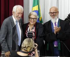 Vice-governador acompanha a posse da nova mesa diretora do Tribunal de Contas do Paraná 