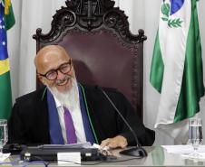 Vice-governador acompanha a posse da nova mesa diretora do Tribunal de Contas do Paraná 
