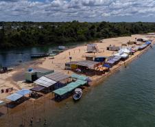 Estado amplia opções de lazer a veranistas que visitam praias de água doce do Noroeste