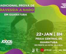 Com 350 inscritos, tradicional travessia a nado de Guaratuba será retomada no final de semana