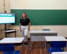 Colégios estaduais se preparam para volta às aulas, que acontece na próxima segunda-feira.