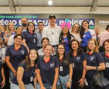 Manoel Ribas, 02 de fevereiro do 2023 - O governador Carlos Massa Ratinho Junior entregou na manhã desta quinta-feira as obras de ampliação no Colégio Estadual Indígena Cacique Gregório Kaekchot, na terra indigina Ivaí.