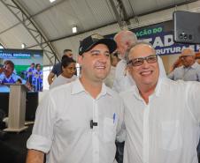 Manoel Ribas, 02 de fevereiro do 2023 - O governador Carlos Massa Ratinho Junior entregou na manhã desta quinta-feira as obras de ampliação no Colégio Estadual Indígena Cacique Gregório Kaekchot, na terra indigina Ivaí.