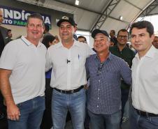 Manoel Ribas, 02 de fevereiro do 2023 - O governador Carlos Massa Ratinho Junior entregou na manhã desta quinta-feira as obras de ampliação no Colégio Estadual Indígena Cacique Gregório Kaekchot, na terra indigina Ivaí.