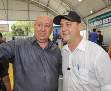 Manoel Ribas, 02 de fevereiro do 2023 - O governador Carlos Massa Ratinho Junior entregou na manhã desta quinta-feira as obras de ampliação no Colégio Estadual Indígena Cacique Gregório Kaekchot, na terra indigina Ivaí.