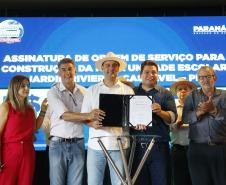 Governador libera construção de colégio em Cascavel que vai atender 1,5 mil alunos