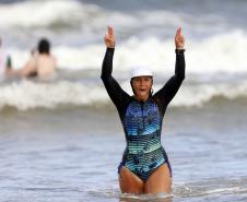 Verão Maior Paraná - Praia Brava de Guaratuba Federação Paranaense de Bodyboarding, do Instituto Guaramar e da prefeitura de Guaratuba, promoveram um evento com PCD - pessoas com deficiência, de pratica do esporte Bodyboarding.