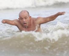 Verão Maior Paraná - Praia Brava de Guaratuba Federação Paranaense de Bodyboarding, do Instituto Guaramar e da prefeitura de Guaratuba, promoveram um evento com PCD - pessoas com deficiência, de pratica do esporte Bodyboarding.