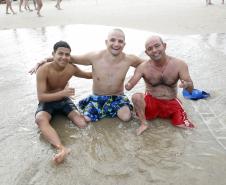 Verão Maior Paraná - Praia Brava de Guaratuba Federação Paranaense de Bodyboarding, do Instituto Guaramar e da prefeitura de Guaratuba, promoveram um evento com PCD - pessoas com deficiência, de pratica do esporte Bodyboarding.