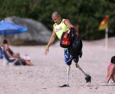 Verão Maior Paraná - Praia Brava de Guaratuba Federação Paranaense de Bodyboarding, do Instituto Guaramar e da prefeitura de Guaratuba, promoveram um evento com PCD - pessoas com deficiência, de pratica do esporte Bodyboarding.