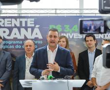 À Frente Paraná: governador anuncia pacote de obras de infraestrutura de R$ 3,4 bilhões