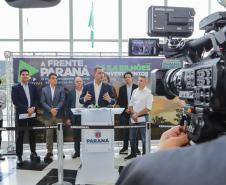 À Frente Paraná: governador anuncia pacote de obras de infraestrutura de R$ 3,4 bilhões