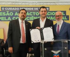Paraná é o 1º estado a unir todos os Poderes no Pacto Nacional pela Consciência Vacinal