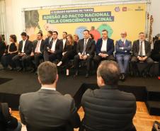 Paraná é o 1º estado a unir todos os Poderes no Pacto Nacional pela Consciência Vacinal